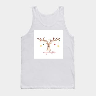 Christmas deer Tank Top